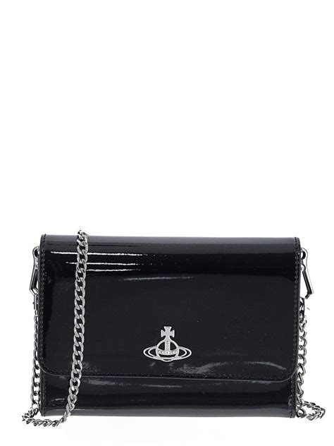 Neo Vivienne patent leather crossbody bag 